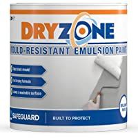 Pintura Blanca Antimoho Dryzone - 1L - Protege en contra del moho negro durante 5 años